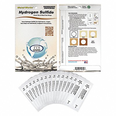 INDUSTRIAL TEST SYSTEMS 481167 Test 0-2 ppm Hydrogen Sulfide PK30