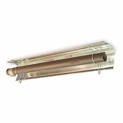 DAYTON 3VH27 10ft Tube Reflctr Extnsn Pckge Tbe Clmp