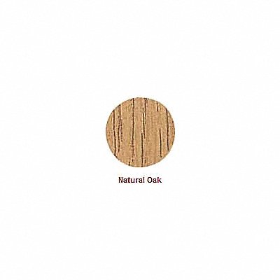 GRAINGER FCWP1SH916NO Screw Cap Wood Natural Oak 9/16 Dia PK52
