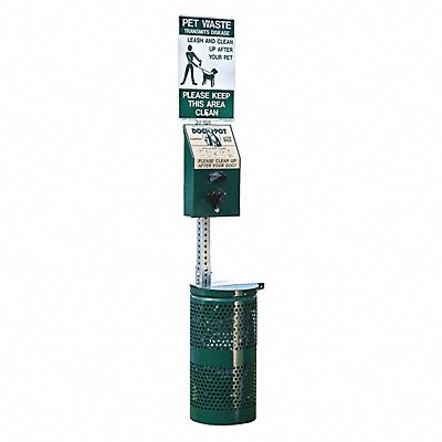 DOGIPOT 1003L Pet Waste Container 10 gal Green