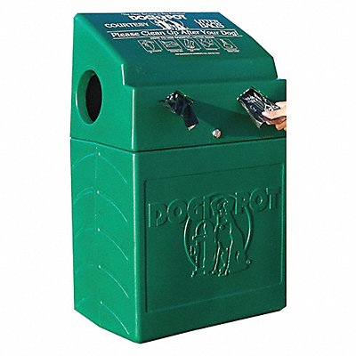 DOGIPOT 10052 Pet Waste Container 10 gal Green