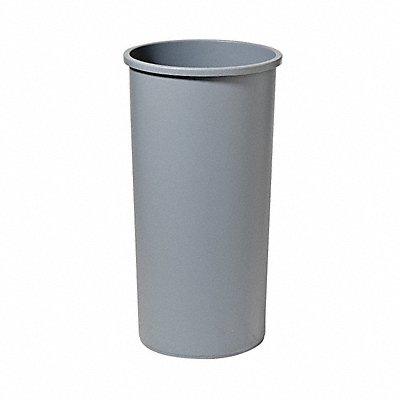 RUBBERMAID COMMERCIAL PRODUCTS FG354600Grey Garbage Can Round 22 gal Grey