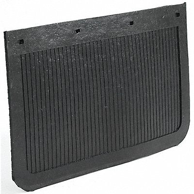 BUYERS PRODUCTS B2414LSP Mud Flaps Black 24 x 14 in PR