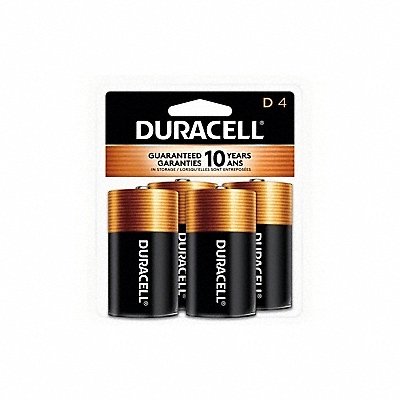 DURACELL MN1300R4Z Battery Alkaline D Premium PK4
