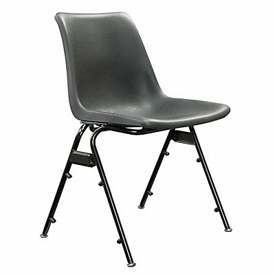 GRAINGER 3W034 Chair Stackable Black