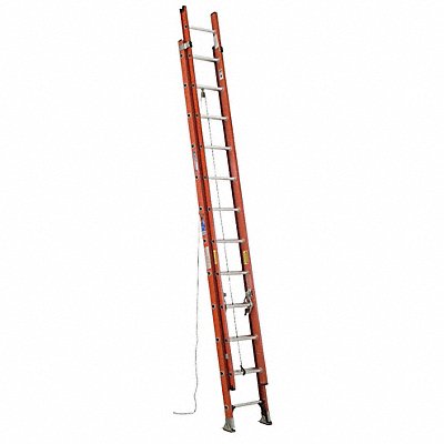 WERNER D62242 Extension Ladder Fiberglass 24 ft IA