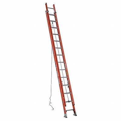 WERNER D62282 Extension Ladder Fiberglass 28 ft IA