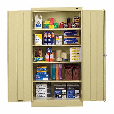 TENNSCO 1470SD Storage Cabinet 72 x36 x18 Sand 4Shlv
