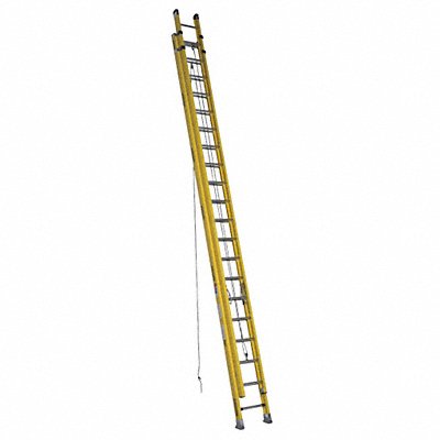 WERNER D71402 Extension Ladder Fiberglass 40 ft IA
