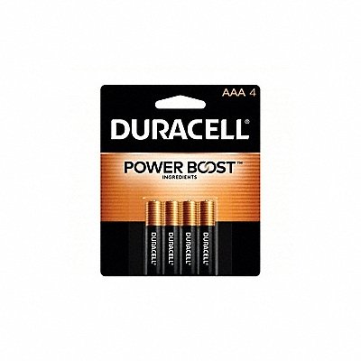 DURACELL MN2400B4Z Battery Alkaline AAA Premium PK4