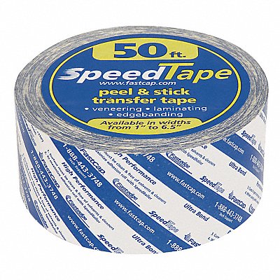FAST CAP STAPE2X50 Double Sided Tape 16 11/16 yd L 2 W