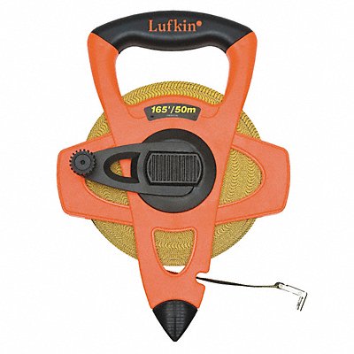 CRESCENT LUFKIN FM050CME Tape Measure 165 ft./50m Orange/Black