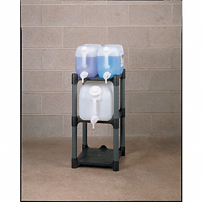 GRAINGER 190104 Carboy Dispensing Rack 50 lb per Shelf