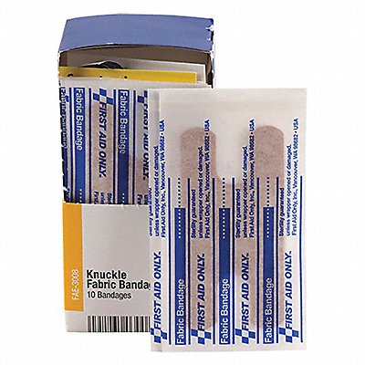 FIRST AID ONLY FAE3008 Knuckle Bandages 3 x1.5 Fabric PK10