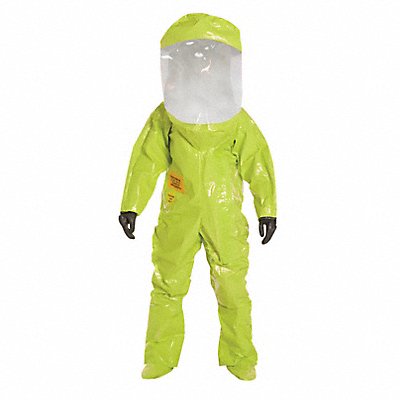 DUPONT TK587SLYXL000100 Encapsulated Training Suit XL Lime Yellw