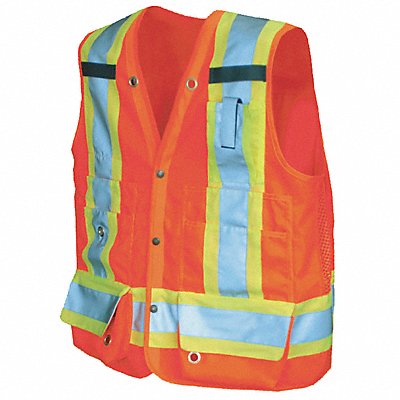 VIKING U6195OXL High Visibility Vest Class 2 XL Orange