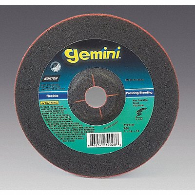 NORTON 66252835632 Depressed Grinding Wheel 3/8 CN UnthreadHl