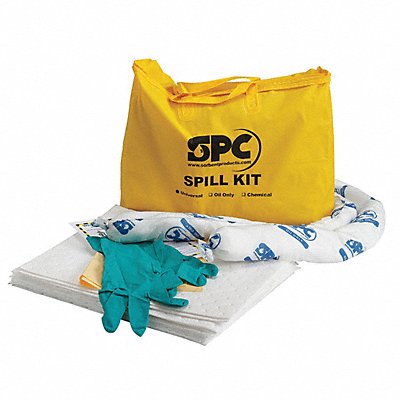 BRADY SPC ABSORBENTS SKOPP Spill Kit Oil Based Liquids Yellow