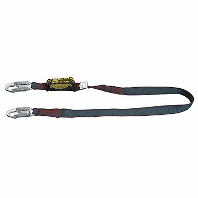 HONEYWELL MILLER 913KZ76FTBK Shock-Absorbing Lanyard Black