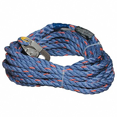 HONEYWELL MILLER 300LZ7100FTBL Vertical Rope Lifeline Single Snap Hook