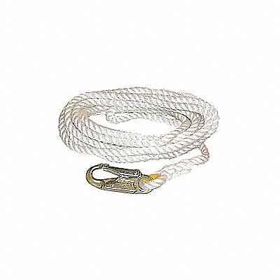 HONEYWELL MILLER 198RLS2Z750FTWH Positioning Lanyard White Fixed