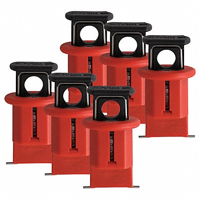 BRADY 90851 Breaker Lockout Pin Out Wide PK6
