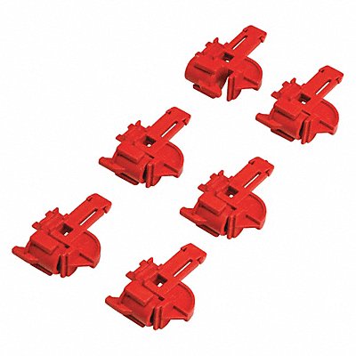 BRADY 65751 Fuse Lockout Fits 9/16 in Fuses PK6