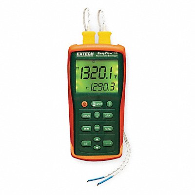 EXTECH EA15 Thermocouple Thermometer 2 Input
