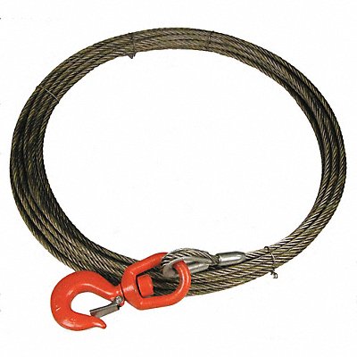 LIFT-ALL 38WSX100 Winch Cable 3/8 in x 100 ft.