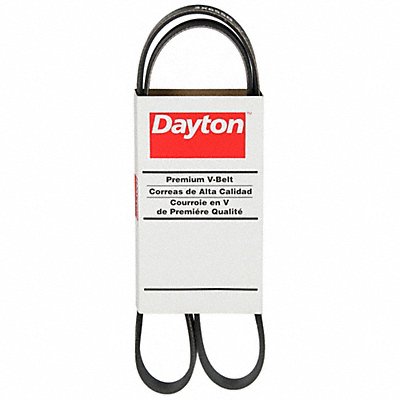 DAYTON 3X655 Micro Ribbed V-Belt 460J6 46in