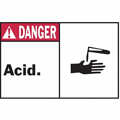 BRADY 86787 Label 3 1/2 inx5 in Polyester PK5
