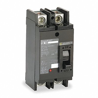 SQUARE D QDL22090 Circuit Breaker 90A 2P 240VAC QD