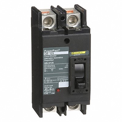 SQUARE D QBL22125 Circuit Breaker 125A 2P 240VAC QB
