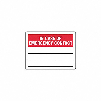 STRANCO INC OSL84410PK Label 3 1/2 in x 5 in Polyester PK10
