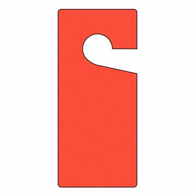 ACCUFORM TAD831 Blank Tag 9 x 4 In R Plastic PK10