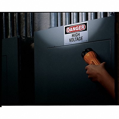 BRADY 21006LS Rflctv Label 3.5x5in Reflective Sheeting PK8