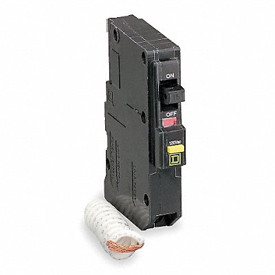 SQUARE D QO115AFI Circuit Breaker 15A Plug In 120V 1P