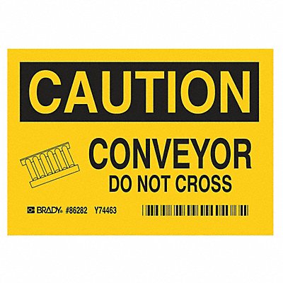 BRADY 86282 Label 3 1/2 inx5 in Polyester PK5