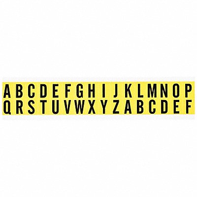 BRADY 34238 Carded Letter Kit A Thru Z 3/4 in H