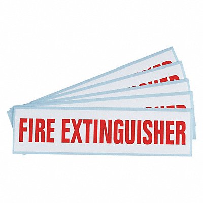 BRADY SV089E Vinyl Label 2 1/4 in x 9 in Vinyl PK5