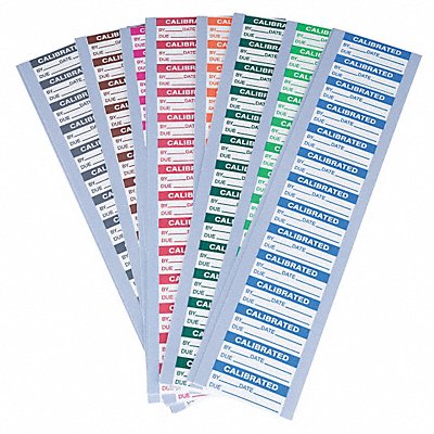 STRANCO INC TCCOLORPACK Inspection Label English 5/8in H PK182
