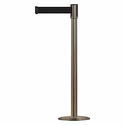 TENSABARRIER 890U3S3S3SSTDNOB9XC D0014 Barrier Post with Belt 7-1/2 ft L Black