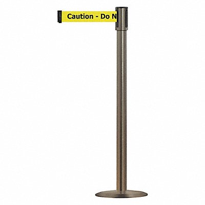 TENSABARRIER 890U3S3S3SSTDNOYAXC D0015 Barrier Post w/ Belt 38 in H Metal Base