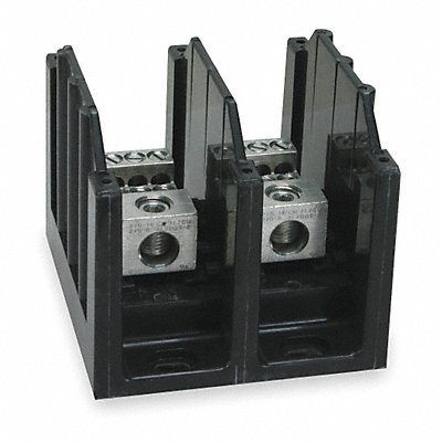 BUSSMANN 163212 Power Distribution Block Al/Cu 600V AC/DC