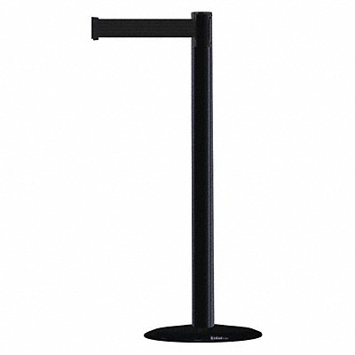 TENSABARRIER 87533STDNOB9XC D0029 Barrier Post with Belt 7-1/2 ft L Black