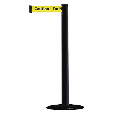 TENSABARRIER 87533STDNOYAXC D0031 Barrier Post with Belt PVC Black