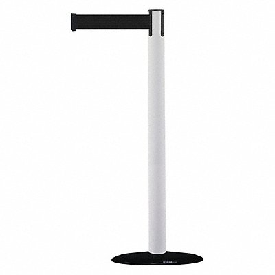 TENSABARRIER 87532STDNOB9XC D0029 Barrier Post with Belt 7-1/2 ft L Black
