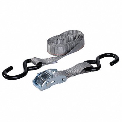 KEEPER 5715 Tie Down Strap S-Hook Black PK2