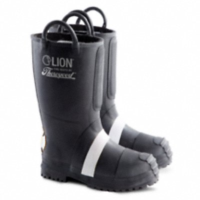 LION FIRE BOOTS BY THOROGOOD 80760039W D1763 Insulated Firefighter Boots 9W Steel PR