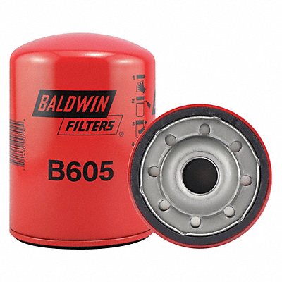 BALDWIN FILTERS B605 Spin On 1-1/8 Thread 5-27/32 L